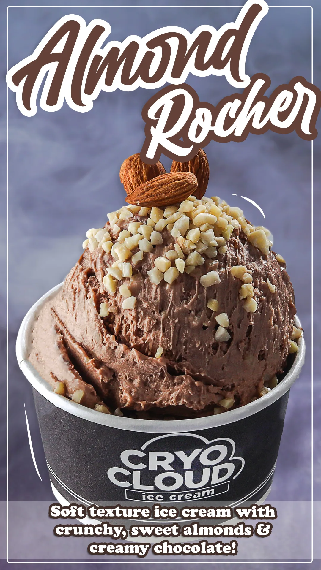 Almond Rocher ice cream