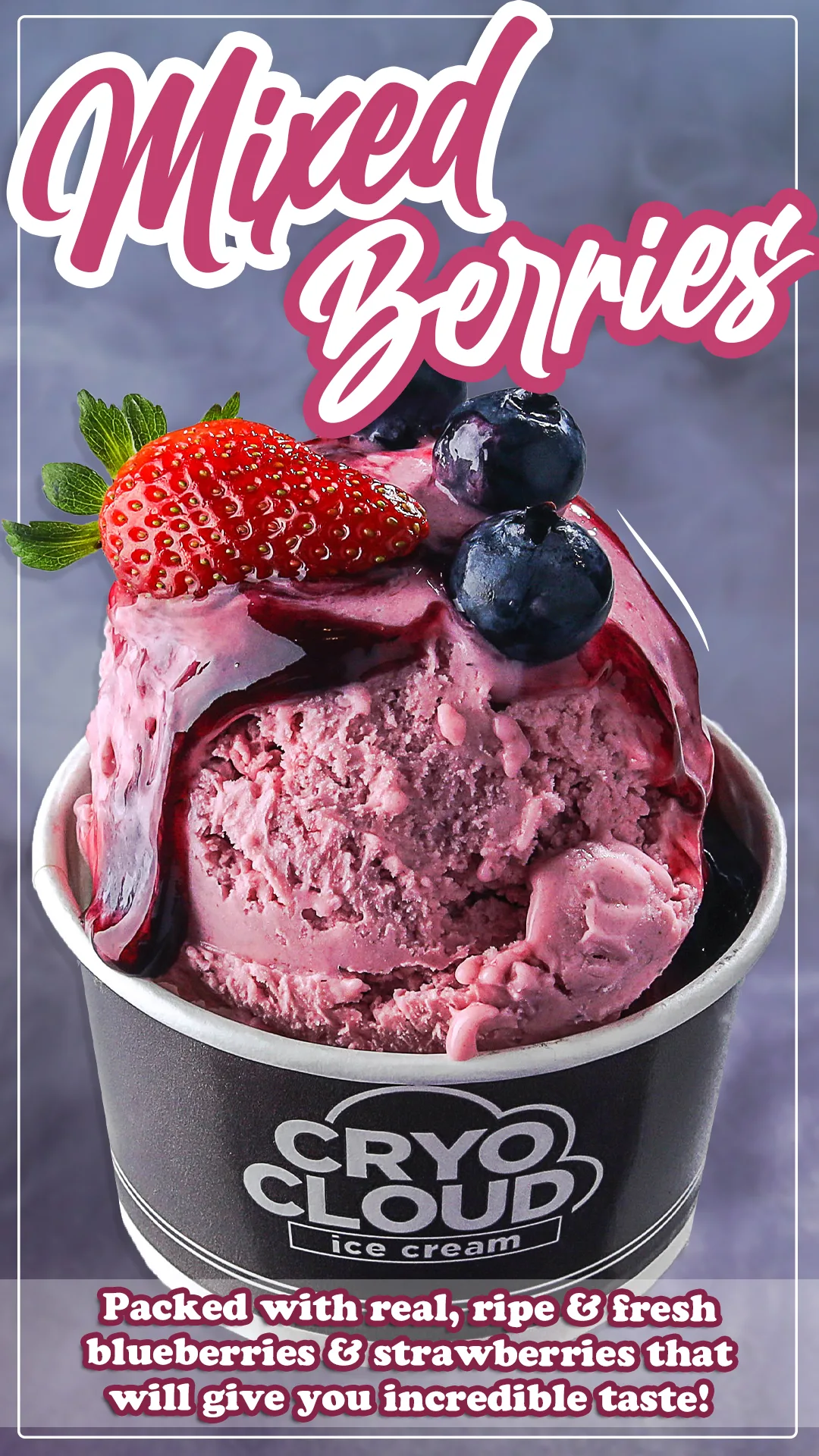 Mixed Berries ice cream